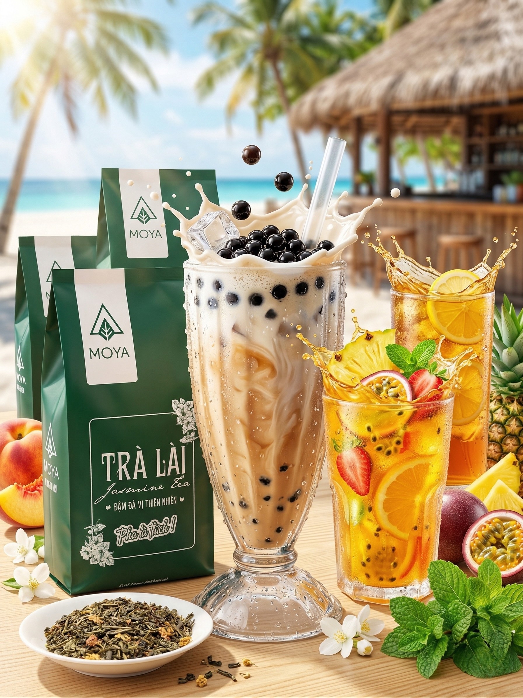 Trà Lài Nguyên Lá Moya 500g